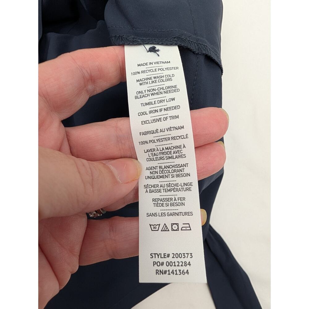 NWT Rhone Mirage Shirt Dress Navy Small Sun Safe Water Repelling Pocket Vacation - Picture 3 of 9